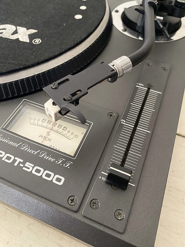 Vestax PDT-5000 Black Professional DJ turntable made in