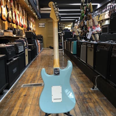 Fender Custom Shop Limited Edition '59 Stratocaster Journeyman Relic Super Faded Aged Daphne Blue w/Hard Case image 6