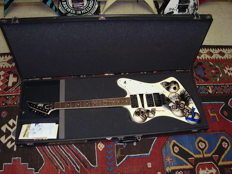 ESP Phoenix Firebird Custom / Iron Maiden 1987 Weiss ESP Phoenix Firebird Custom / Iron Maiden 1987 Weiss