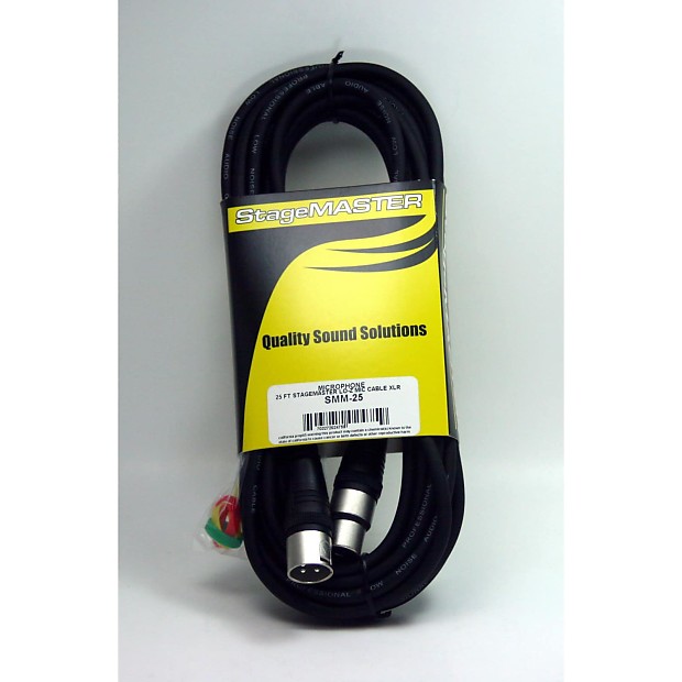 RapCo Stagemaster XLR Mic Cable - 25' image 1