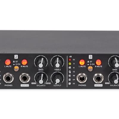 Mackie HM-400 Pro Rackmount 4-Channel Headphone Amplifier w/12 Headphone outputs image 1