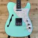 Fender 2019 LTD Two-Tone Thinline Telecaster Electric Guitar - Surf Green