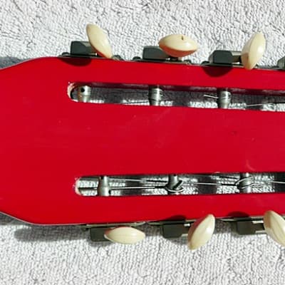 Vintage USA 1967 Mosrite Smith Guitar Mel-O-Bar Electric Slide Guitar Serial #128 - Rare Red Finish image 24