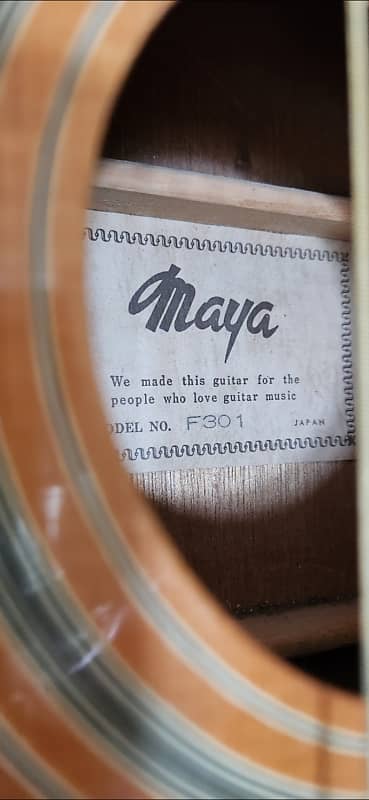 Maya F301 アコースティックギター【整備品】 Maya F301 Acoustic Guitar Maintenance | eBay
