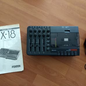 Fostex X-18 マルチトラック レコ―ダ―/ミキサー Fostex X-18 Multitracker 4 Track Cassette Tape Recorder 2