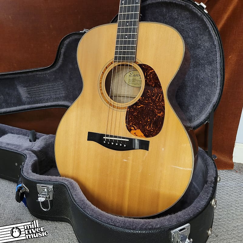 Eastman AC610 OM Acoustic Guitar K&K Pickup w/ Hard Case Used