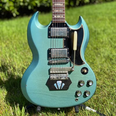 1961 Gibson Les Paul (SG) Pelham Blue - Pelham Blue image 2