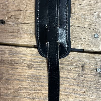 Gretsch Guitar Strap 1961 Black Leather Padded Keith Richards | Reverb