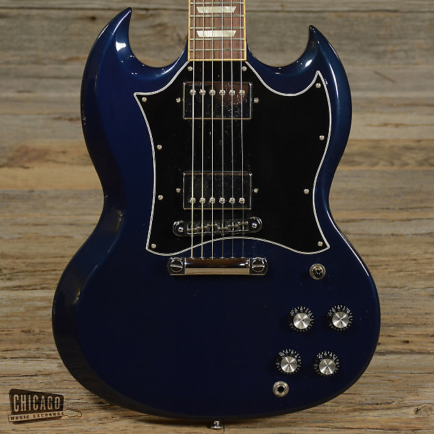 Blue sg guitar store