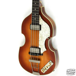1990's Hofner V63 500/1 Violin Beatle Bass Sunburst image 1