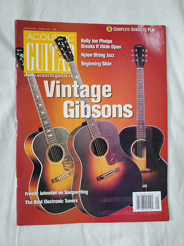 Acoustic Guitar Magazine Back Issue January 2002 Reverb