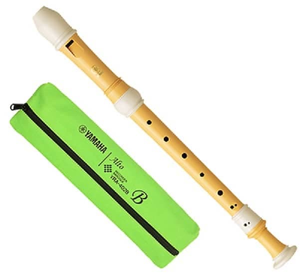Yamaha YRA 402B Baroque Fingering F Alto Recorder ECODEAR Reverb