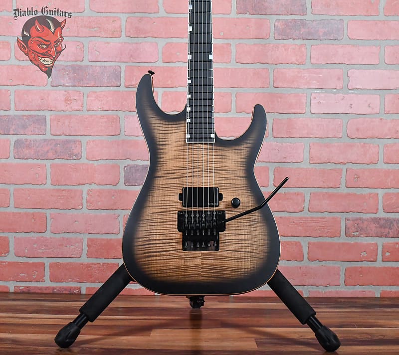 Esp USA Custom Shop M-I DX Flame Maple Top See Thru Black Burst 2024 w/OHSC image 1