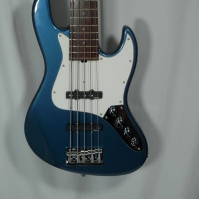 Sadowsky MetroLine 21-Fret Vintage J/J Bass -Red Alder Body 5 String -Solid Dark Lake Placid Blue image 2