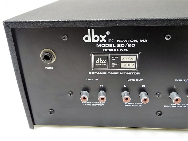 dbx 20/20 Computerized Equalizer/Analyzer