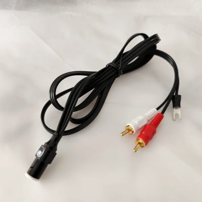 Phono Tonearm Cable 1,5mts - MDIN 5-pin to RCA w Ground image 2