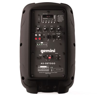 Gemini AS-08TOGO Powered Bluetooth Speaker image 3