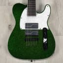 ESP LTD SCT-607 Baritone Stephen Carpenter Signature Series 7-String Guitar, Ebony Fretboard, Green
