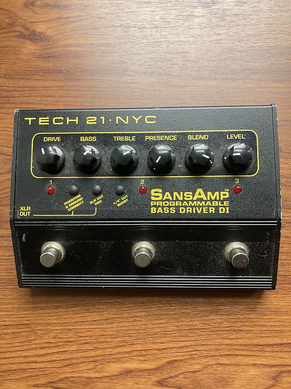 Tech 21 Sansamp Programmable Bass Driver