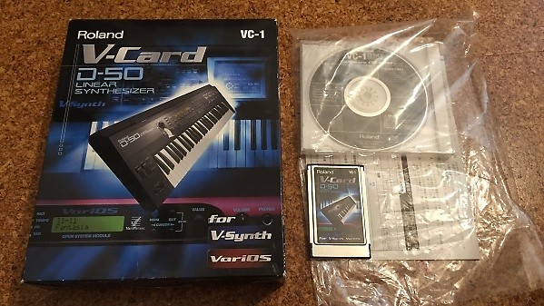 Roland V-Synth VC-1 V-Card (expansion card) D-50 [rare