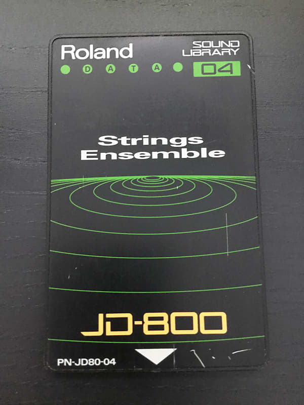 【2025年新作】 Ensemble Strings SL-JD80-04 Roland Data Reverb | Card 鍵盤楽器