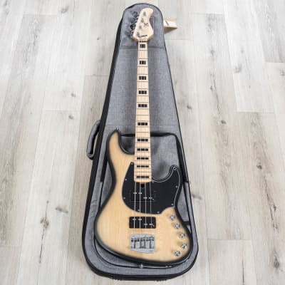 Mayones Jabba Bassic 4 Bass, Maple Fretboard, Trans Natural Black Burst Matt image 11