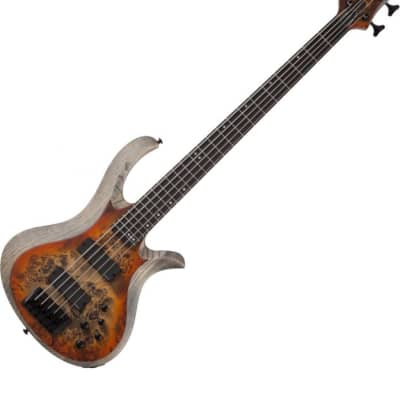 Schecter RIOT-5 Electric Bass in Satin Inferno Burst for sale