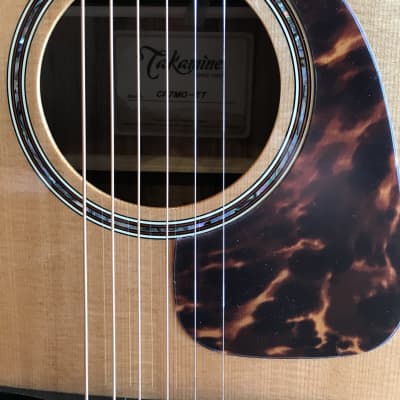 Takamine CP7MO TT Thermal Top Series OM Acoustic/Electric Guitar - Natural Gloss w/Hard Case (Custom Setup) image 4
