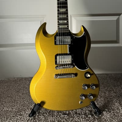 Gibson 2022 Custom Shop Murphy Lab '61 Les Paul SG Standard Reissue Ultra Light Aged - Gold for sale