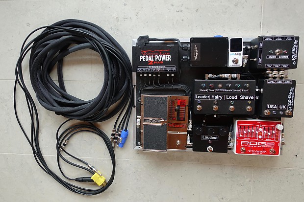 【MOD】Whammy Ⅱ StudioGREAM with whiteLED White Stripes Jack White Inspired Guitar Effects Pedal Board