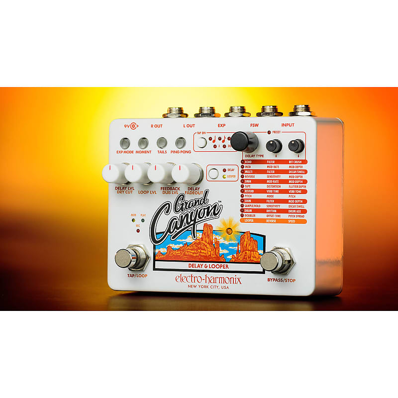 エレハモ Grand Canyon ルーパー + ディレイ 空間系 Grand Canyon | Delay & Looper - Electro-Harmonix