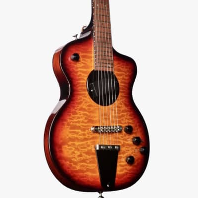 Rick Turner Model 1 Custom Deluxe Quilted Maple Burst with Full Electronics Package #5793 for sale