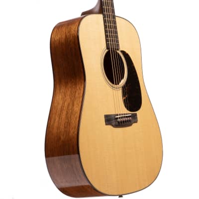 Martin D-18E Modern Deluxe Natural Acoustic-Electric Guitar with Hard Case #75527 image 3
