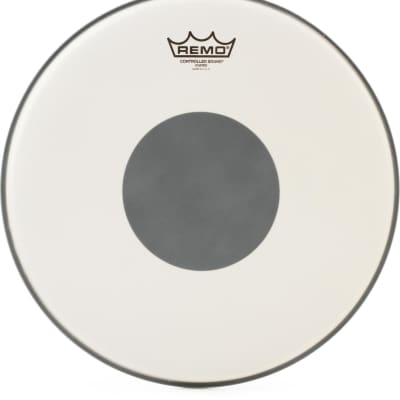 Remo Controlled Sound Coated Black Dot Drumhead - 14 inches image 1