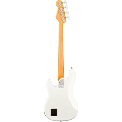 Fender American Ultra Precision Bass®, Maple Fingerboard, Arctic Pearl image 2