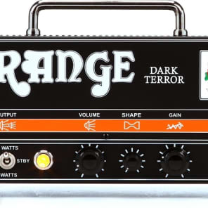 Orange Dark Terror 15/7-watt High-gain Tube Head image 2