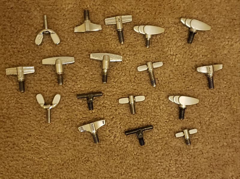 Set of 17 Wing Screws, for Cymbal Stand Tripods Reverb