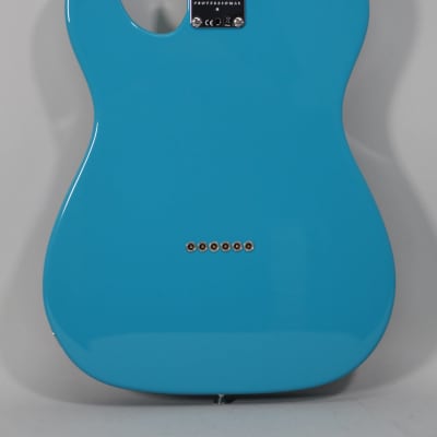 2022 Fender American Pro II Telecaster Miami Blue Electric Guitar w/OHSC image 11