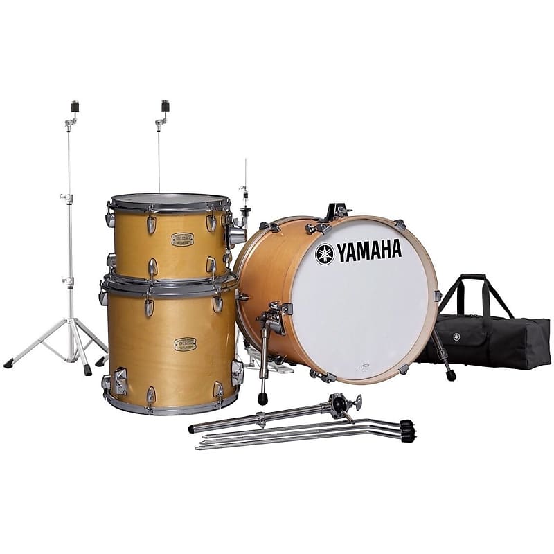 Yamaha SBP8F3 Stage Custom Bop Drum Shell Kit, 3-Piece, Natural, with Hardware Pack image 1