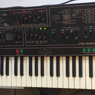 Siel Cruise Mono and Poly Rare ARP Quartet Analog Synthesizer Sequential Circuits Fugue image 1