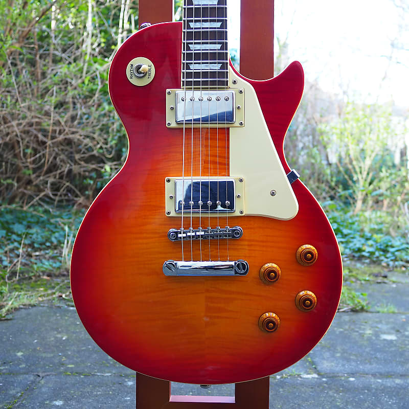 Epiphone Les Paul Standard Plus Top 2003 Cherry Sunburst | Reverb