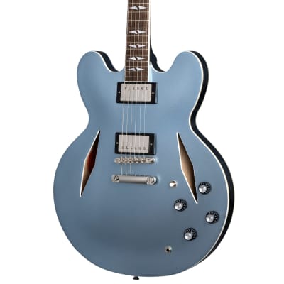 Epiphone - Dave Grohl DG-335 - Semi-Hollow Electric Guitar - Pelham Blue - w/ Epiphone Dave Grohl Hardshell image 1