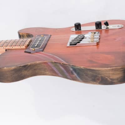 Secret Handshake  Rose Room (custom T-type art guitar) 2019 Rose burst/Art image 9
