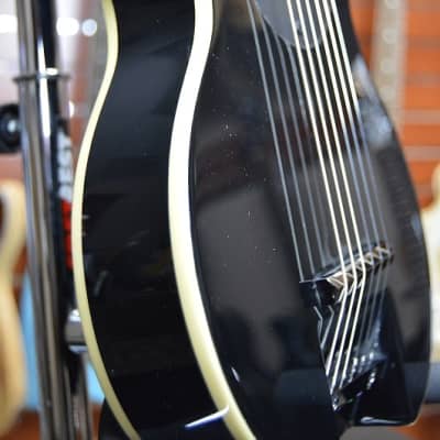 G-Sharp OF-1 Travel Guitar, Black (g# tuning, comes w/ gig bag) image 3