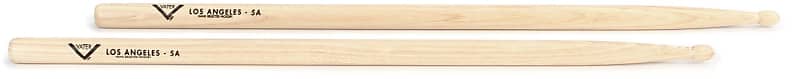 Vater American Hickory Drumsticks - 5A - Wood Tip (5-pack) Bundle image 1