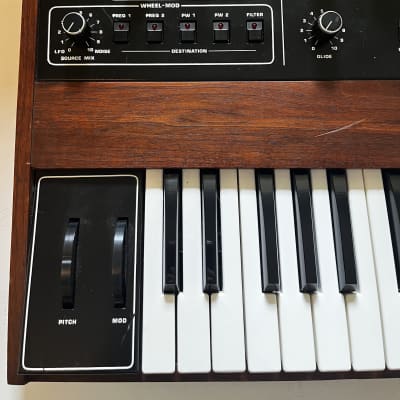 Sequential Prophet 5 Rev2 61-Key 5-Voice Polyphonic Synthesizer 1979 - Black with Wood Front & Sides image 2