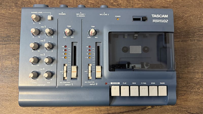TASCAM Porta 02 mkII Ministudio 4-Track Cassette Recorder