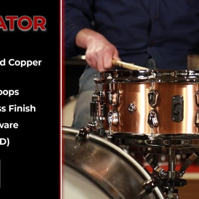 Mapex Black Panther 14x6 Predator Snare Drum Copper image 2