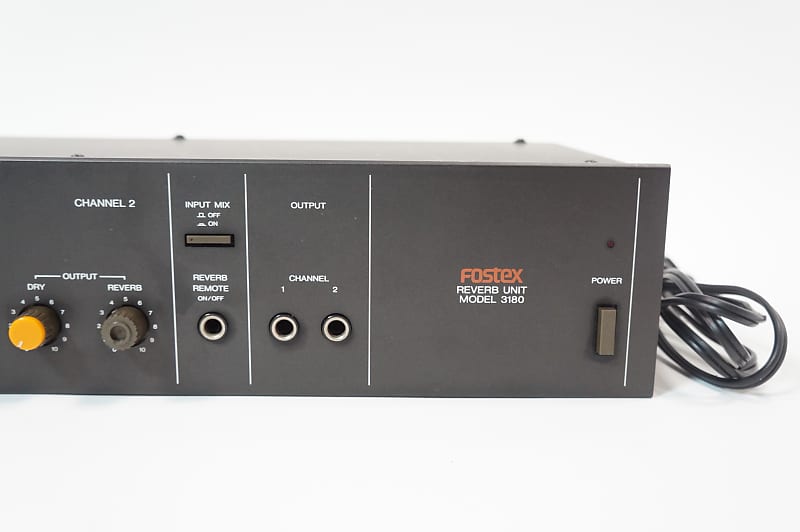 [SALE Ends Sep 8] FOSTEX MODEL 3180 Rackmount Analog Stereo Spring Reverb  Unit