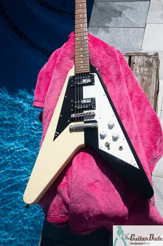 EDWARDS (by ESP) E-FV-105WB - MICHAEL SCHENKER Flying V - All Mahogany  Construction w USA Seymour Duncan PU's - Made in Japan